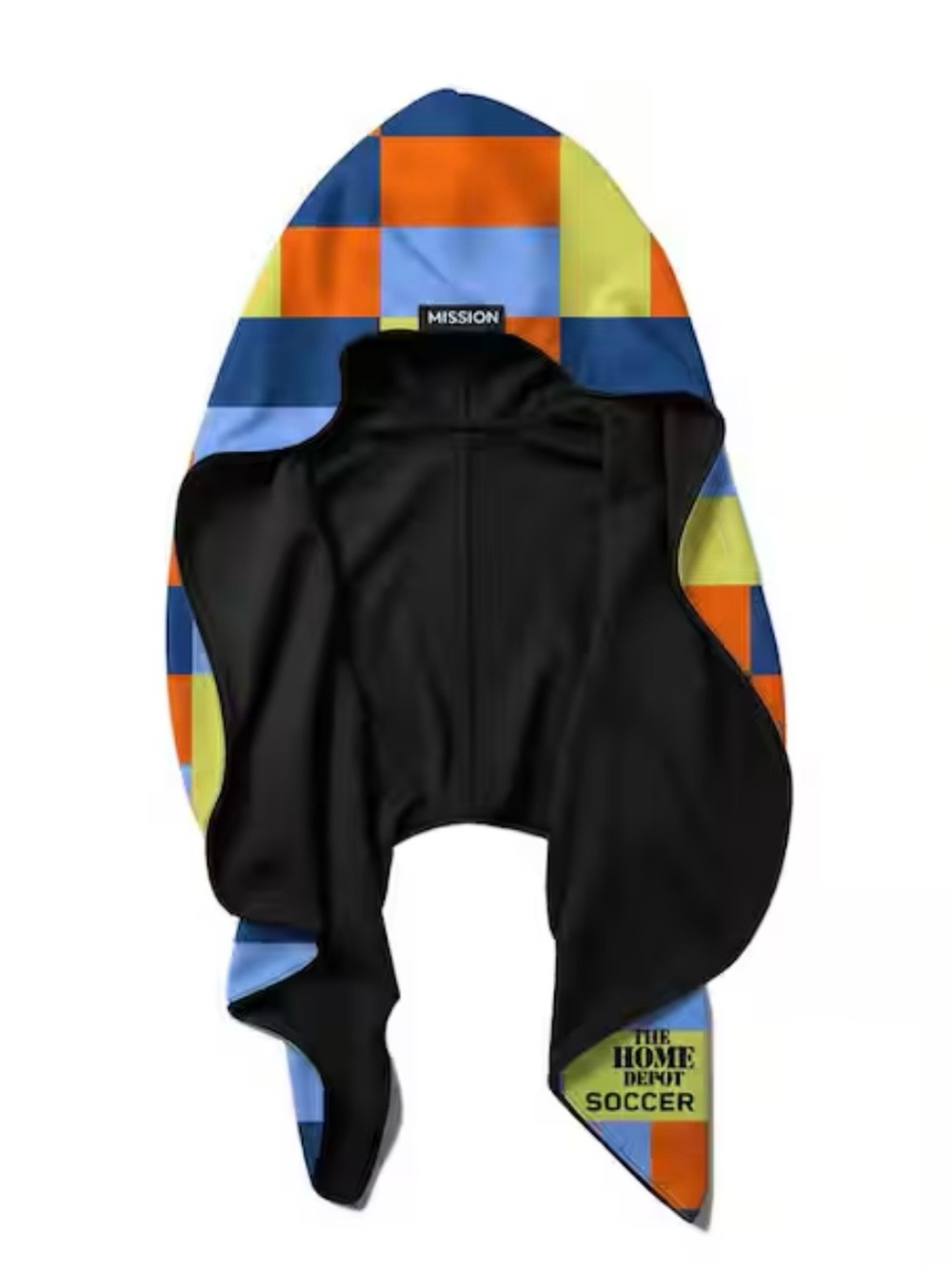 MISSION Home Depot FIFA WORLDCUP Hooded Cooling Towel Wrap in Bright Colorblock